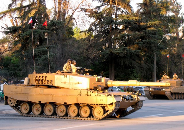 Leopard 2A4 of the Chilean Army