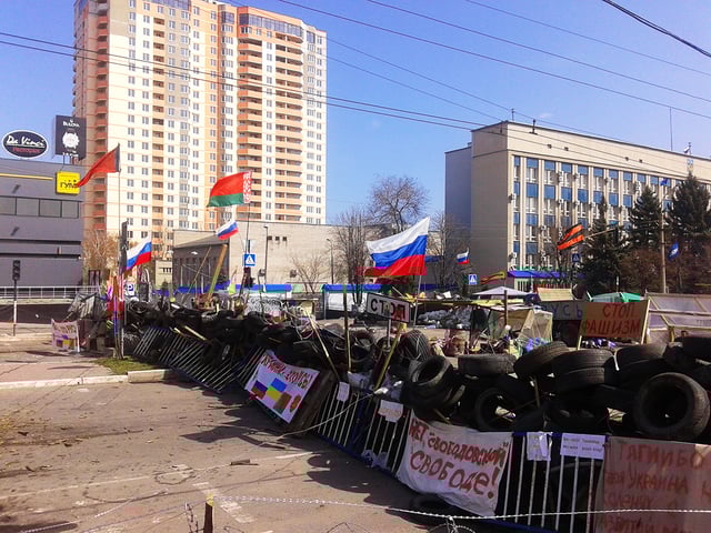 Occupation of the Security Service of Ukraine building in Luhansk