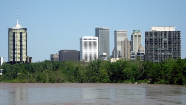 The Arkansas River marks the division between West Tulsa and other regions of the city.