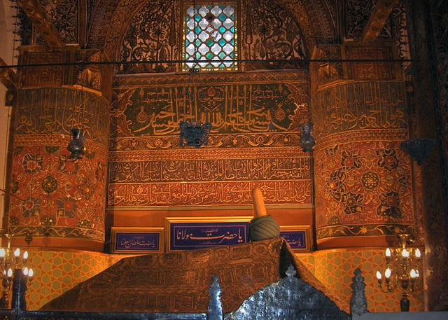 Rumi's tomb in Konya, Turkey.