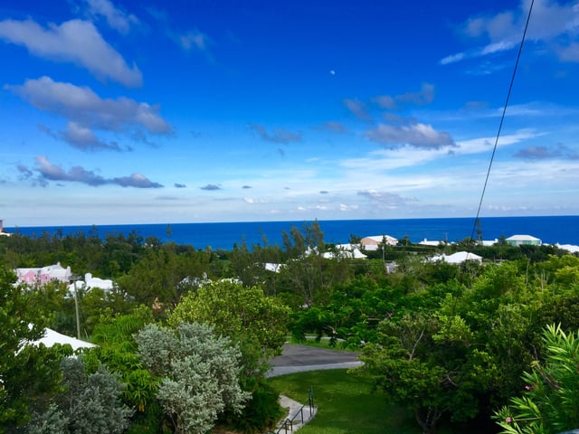 A view of Bermuda from Gibbs Hill Lighthouse in July 2015.