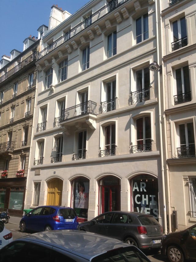 Residence of Viollet-le-Duc at 68 rue Condorcet, Paris (1862)
