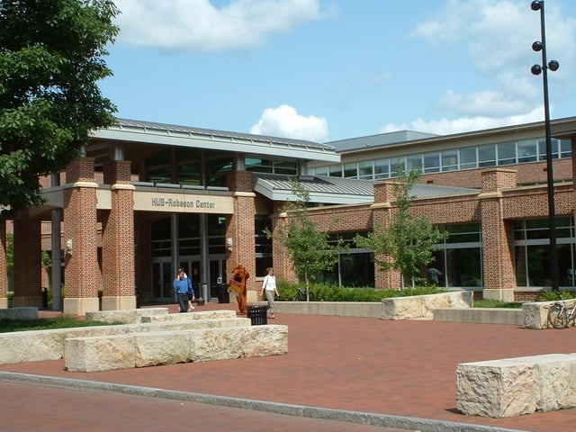 Penn State's student union building, the HUB-Robeson Center