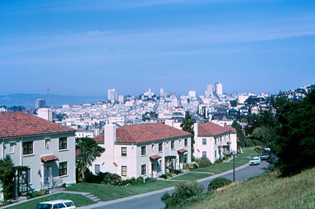 San Francisco from the Presidio, 1966