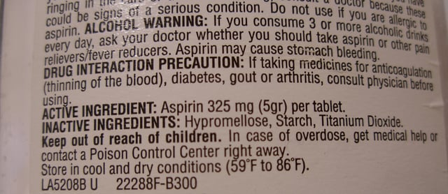 The 5-grain aspirin.