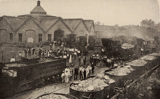 The Baltimore and Ohio's Martinsburg Shops three years before the Civil War
