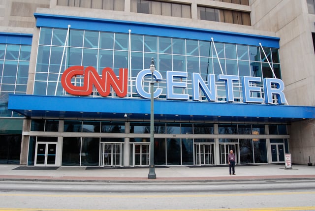 The CNN Center in Atlanta