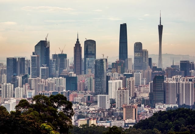 Guangzhou is the third largest city in the People's Republic of China