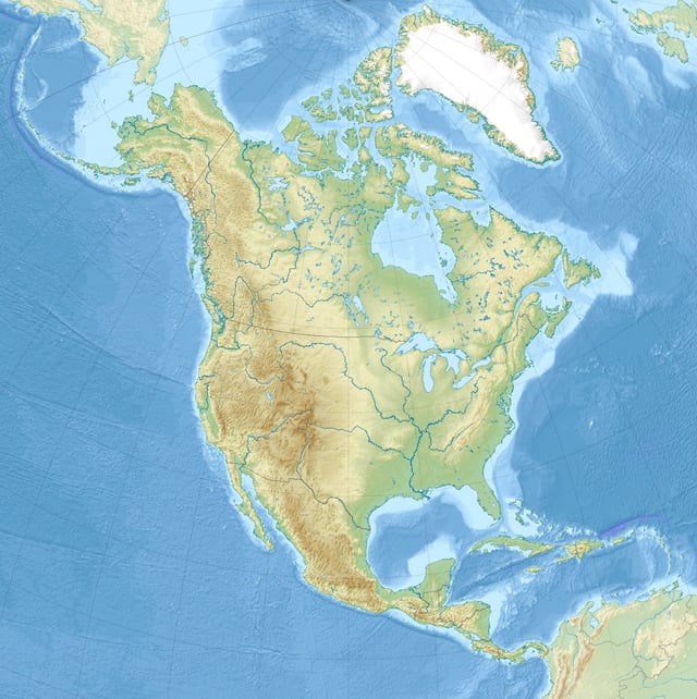 Location of Chicxulub crater, Mexico