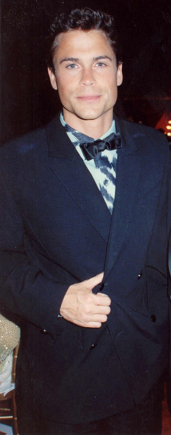 Lowe at the Governor's Ball party after the 1989 Academy Awards