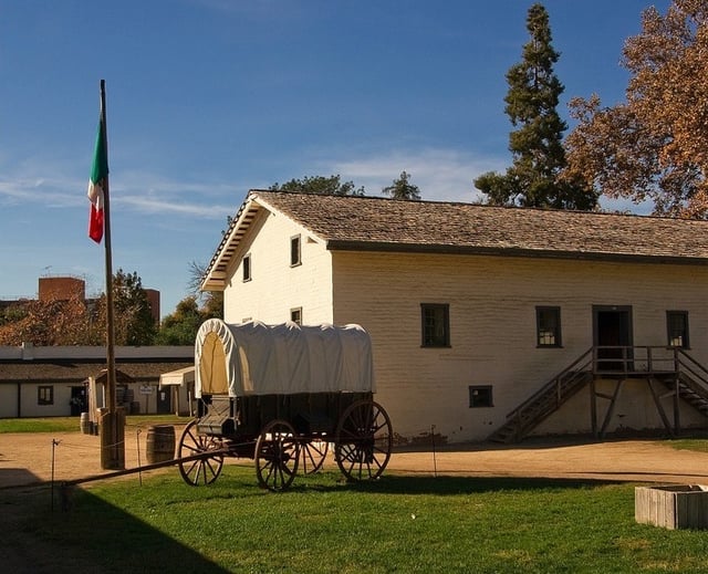 Sutter's Fort was founded in 1840 by John Augustus Sutter during the period of Mexican California.