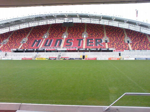 Thomond Park in Limerick – one of two venues in the province which host Munster Rugby games