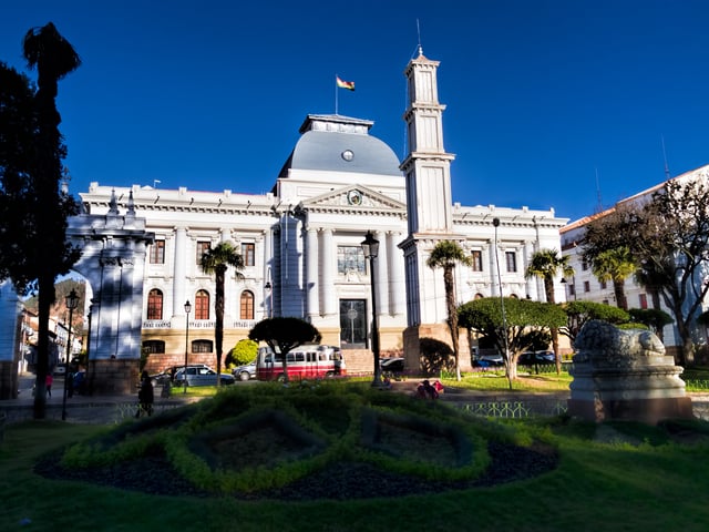 The Supreme Court Building in the capital of Bolivia, Sucre