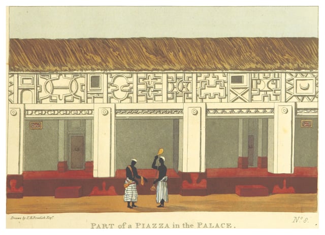 Plaza of the King's Palace circa 1819.