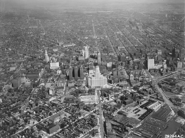 Downtown Buffalo in 1945