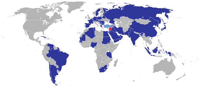 Diplomatic missions of Syria