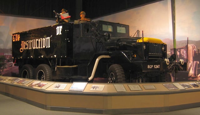 Eve of Destruction, a 5-ton M54-based gun truck at Fort Eustis
