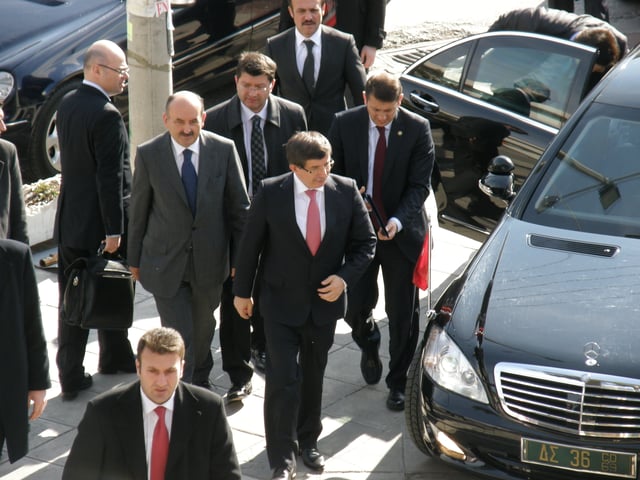 Davutoğlu visiting Western Thrace in 2011