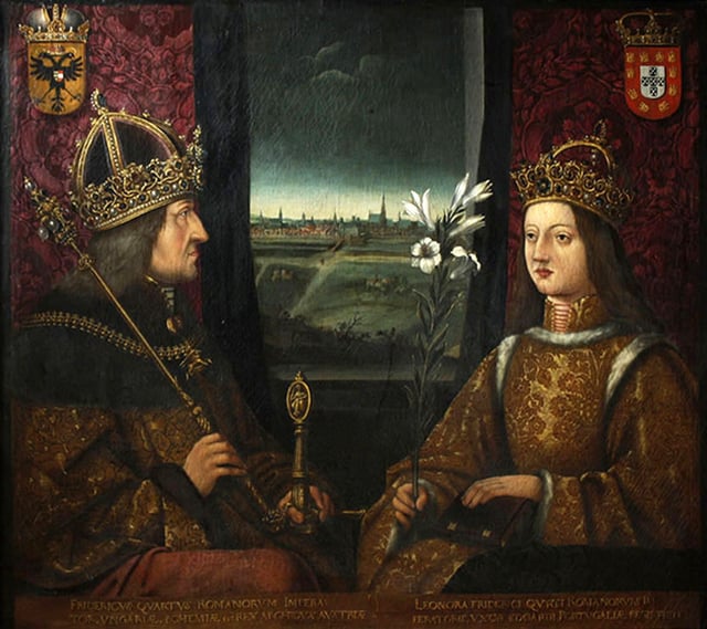 Frederick III and Eleanor of Portugal.