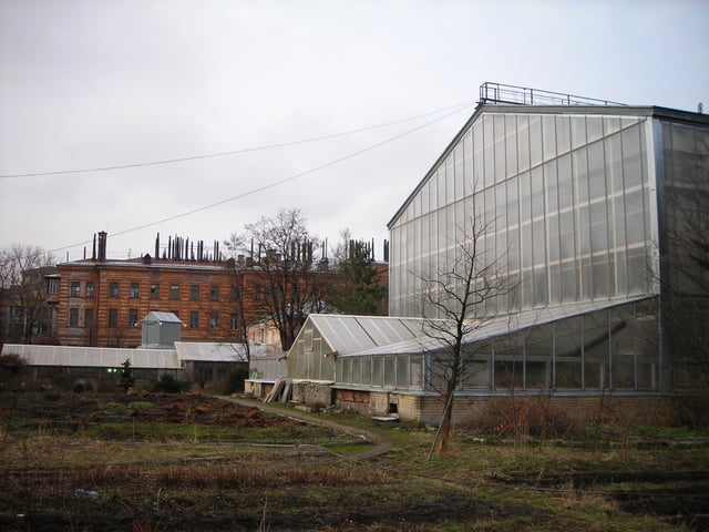 Botanical garden of the University