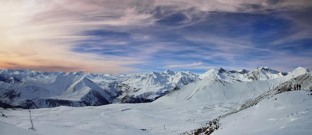 The most visited ski resort of Georgia, Gudauri