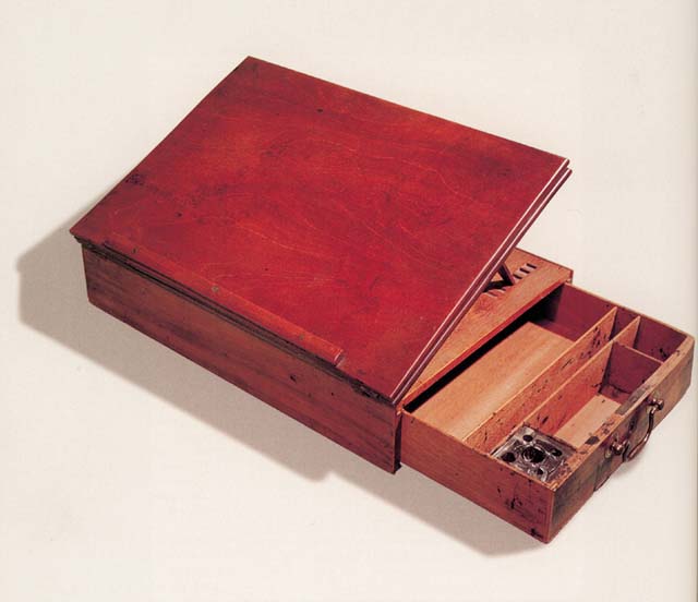 Portable writing desk that Jefferson used to draft and write the Declaration of Independence