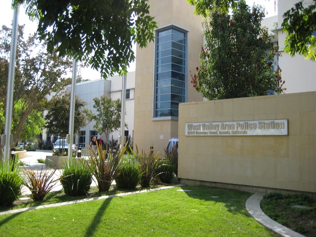 The West Valley Division police station