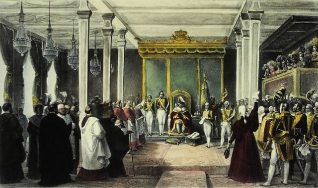 The Acclamation of King João VI of the United Kingdom of Portugal, Brazil and the Algarves in Rio de Janeiro, 6 February 1818