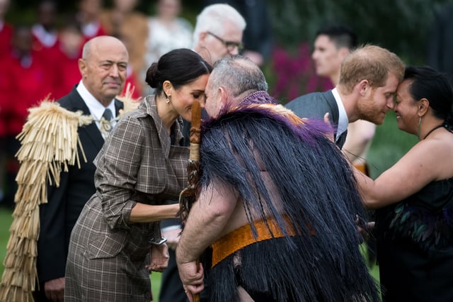 The Duke and Duchess of Sussex welcomed to New Zealand, October 2018