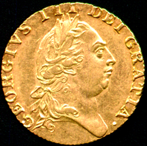Gold guinea of George III, 1789