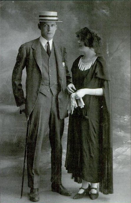 Caresse Crosby, class of 1910, poet, publisher, and "literary godmother to the Lost Generation" – Time magazine – with her husband Harry Crosby