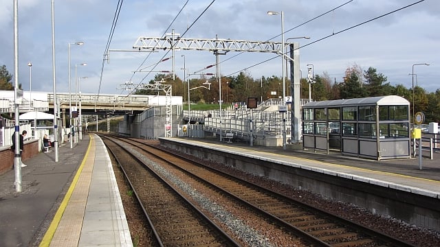 Livingston North after the completion of the Airdrie-Bathgate Rail Link.