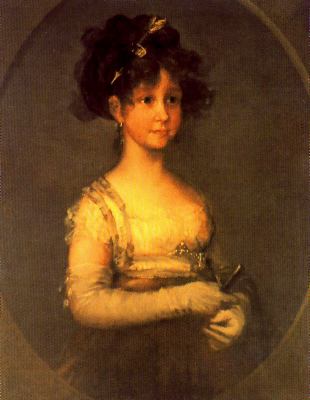 Infanta Maria Isabel. Portrait by Francisco Goya.