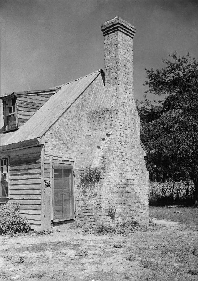 Adam Thoroughgood House, before 1957 restoration