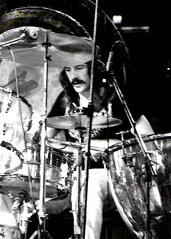 After the death of Bonham (pictured in July 1973) on 25 September 1980, the remaining members of Led Zeppelin decided to disband the group.