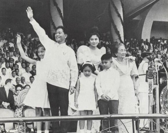 Ferdinand Marcos is sworn into his first term on December 30, 1965.