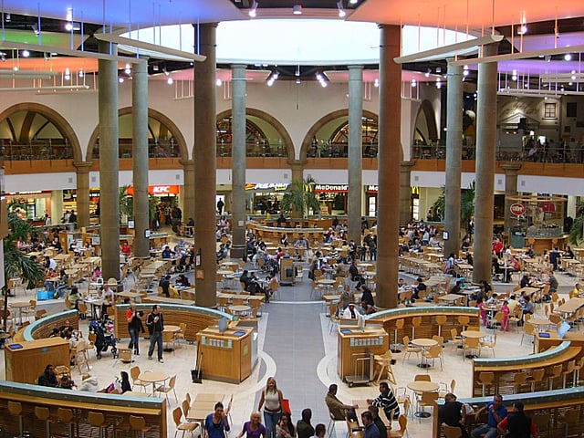 The Oasis food court at Meadowhall Centre