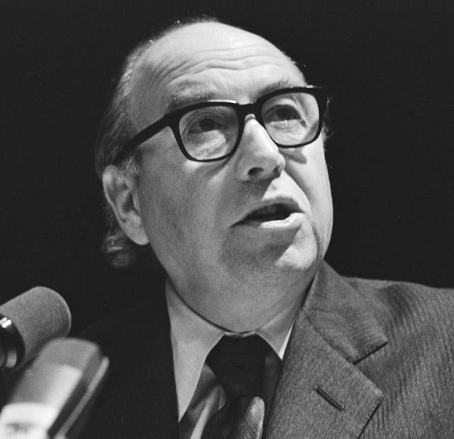 Roy Jenkins, former President of the European Commission