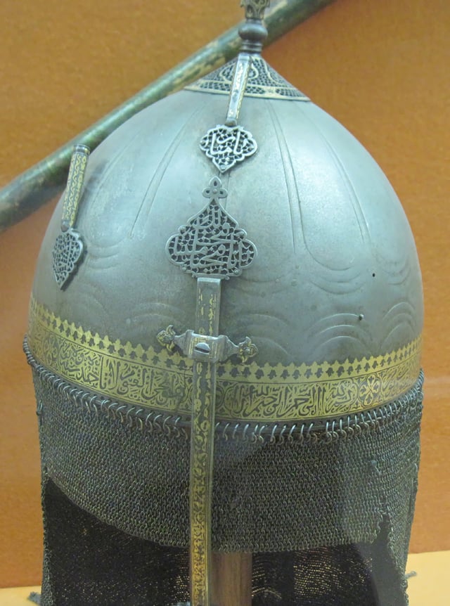 A Safavid helmet
