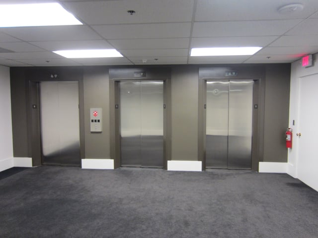 Outside of typical elevators