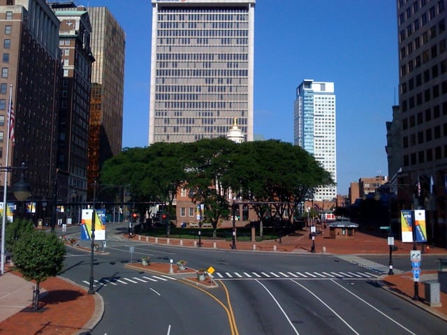 State House Square in Downtown Hartford