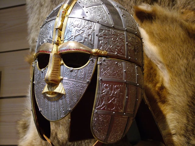Replica of the Sutton Hoo helmet