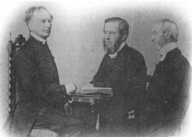 Bishop Hale, Archdeacon Brown, Rev. W. Mitchell at the Swan River Colony