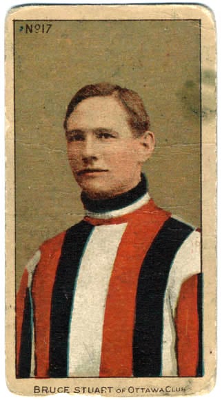 Ottawa Senators Bruce Stuart in 1909–10 jersey