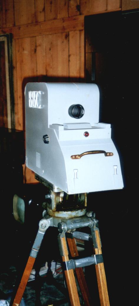 Replica of an Emitron camera used to make the earliest 405-line programmes broadcast on the channel