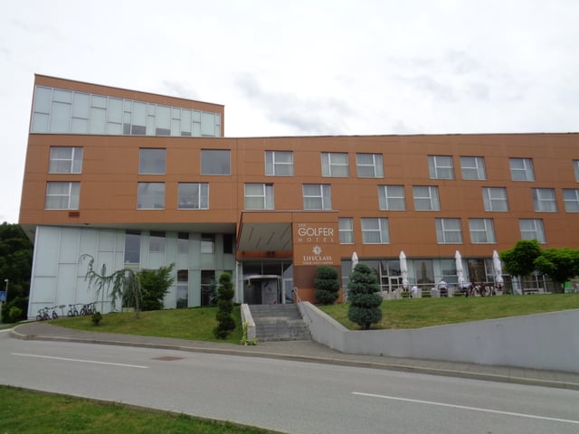 Golfer hotel in the Vučkovec tourist resort