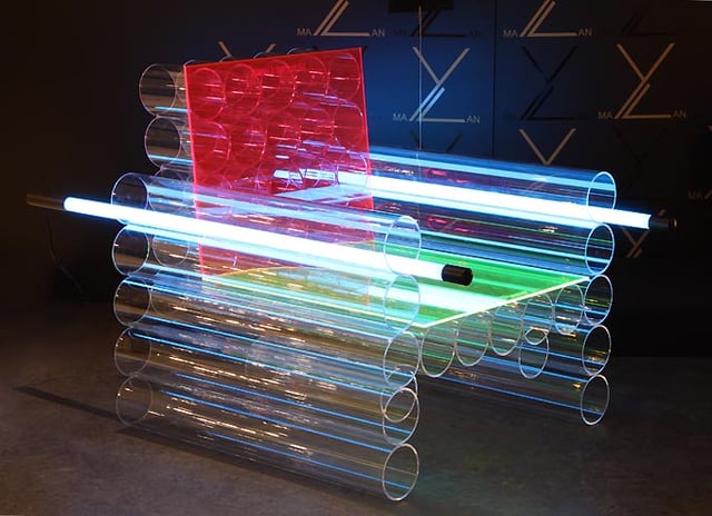 Plexiglas art by Manfred Kielnhofer