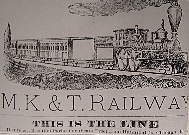 An 1881 advertisement for the line