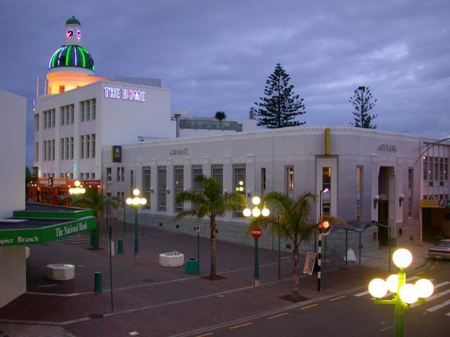 T & G Dome at dusk
