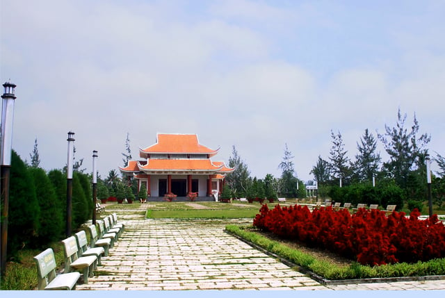 Memorial temple to Nguyễn Thị Định and the female volunteers of the PLAF whom she commanded. They came to call themselves the "Long-Haired Army".